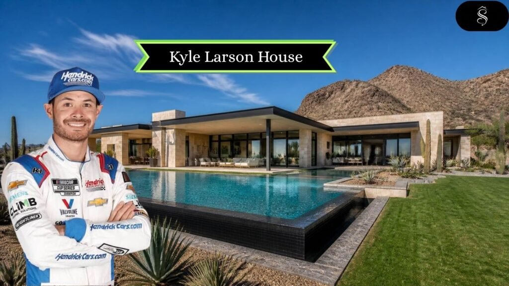 Modern desert mansion in Scottsdale with infinity pool, glass walls, and mountain view in daylight